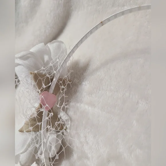 4Pc Hair accessories headband flowers, Leopard print,  hearts, (1) Bari Lynn - Picture 4 of 10